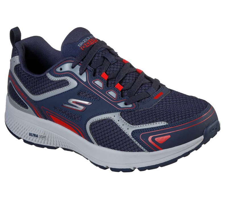 Skechers Herr Marinblå/Röda Sneakers - Gorun Consistent - Sverige (IUXOJ-6103)